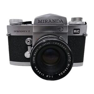 Miranda‎ Sensorex II Auto Lens 1:1.8 F=50MM Chrome 35mm Camera Japan
